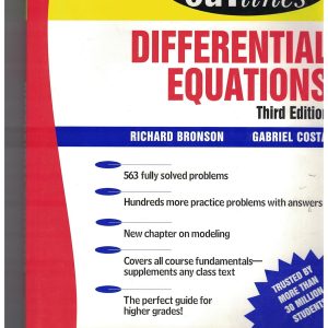 Differential Equations_Richard Bronson_Schaum's Outlines_3rd Ed