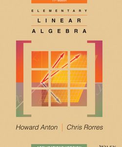 Elementary Linear Algebra_Anton, Rorres Howard Anton & Chris Rorres_11th Ed