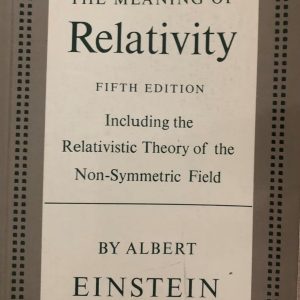 The Meaning of Relativity_Albert Einstein (Original)