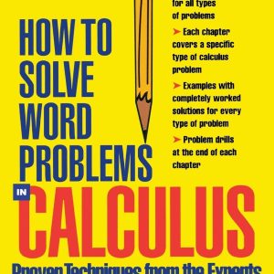 How to Solve Word Problems in Calculus By Eugene Don, Benay Don (Economy)