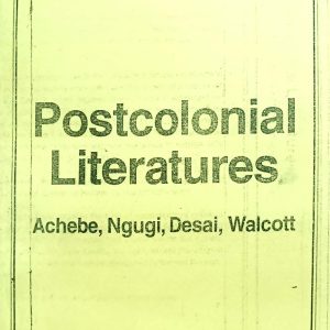 Postcolonial literature