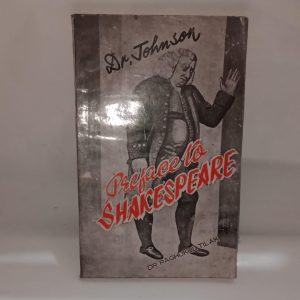 Dr. Jhonson  Preface To Shakespeare  (Dr. Raghukul Tilak)