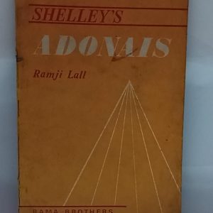 SHELLEY  ADONAYS   ADON  ( RAMJI  LAL )