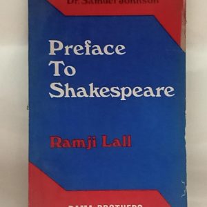 Preface to Shakespeare   ( Dr. Smuel  Johnson )
