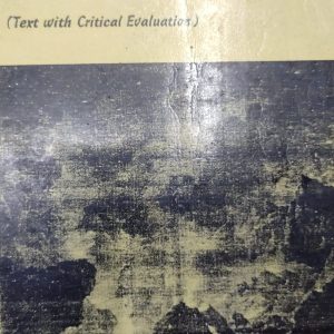 Shelley : Select Poems (Text with Critical Evaluation)