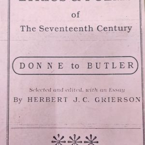 Metaphysical LYRICS & POEMS of The Seventeenth Century