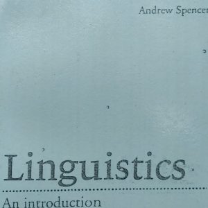 Linguistics An introduction