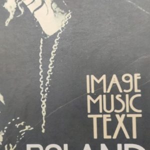 IMAGE MUSIC TEXT ROLAND BARTHES