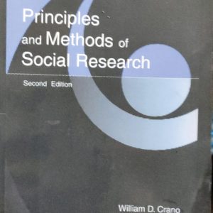 Principles and Methods of Social Research Second Edition