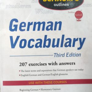 German Vocabulary Third Edition