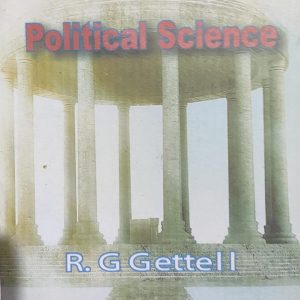 Political Science R. G Gettell