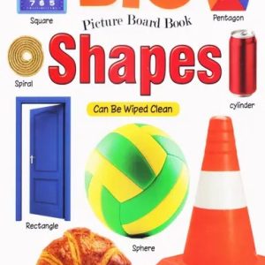 BIG PICTURE BOARD BOOK : Shapes Can Be Wiped Clean (পেপারব্যাক)