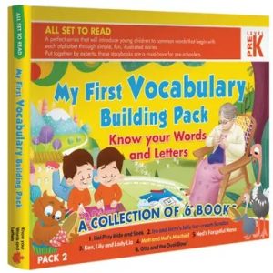 My First Vocabulary Building Pack Know your words and Letters A Collection of 6 Books Pack 2 (পেপারব্যাক)