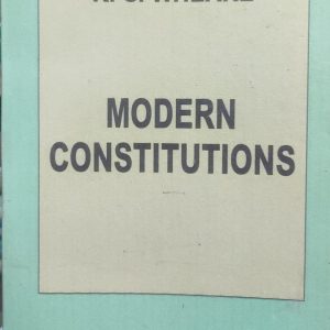 MODERN CONSTITUTIONS (45R)